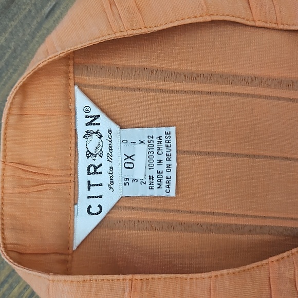 Citron Bamboo 3/4 Sleeve Top Size 0X - Picture 3 of 7